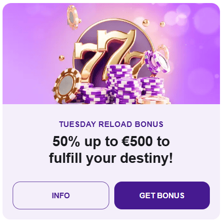 CrownSlots Casino Reolad Bonus